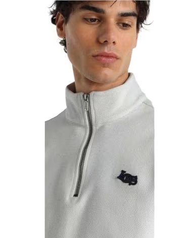 SUDADERA DE CUELLO ALTO CON CREMALLERA 16640-9011-493 LOIS JEANS GRIS