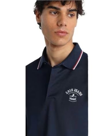 LOIS JEANS LANGARM-POLOSHIRT FÜR HERREN 13339-9047-269 MARINEBLAU AZUL