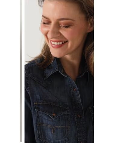 LOIS JEANS CAMISA DE GANGA DE MANGA COMPRIDA 43118-2313-960 AZUL