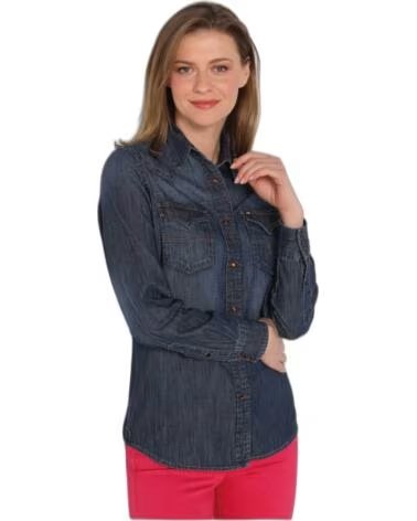 LOIS JEANS CAMISA DE GANGA DE MANGA COMPRIDA 43118-2313-960 AZUL