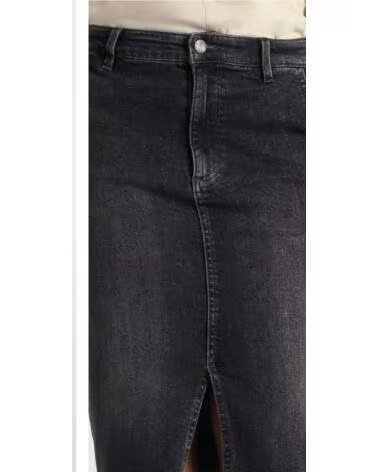 LOIS JEANS ROCK 41172-2974-997 DENIM SCHWARZ MIDI NEGRO