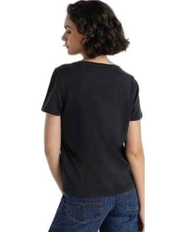 LOIS JEANS T-SHIRT 42367-2975-299 STAMPATA NEGRO