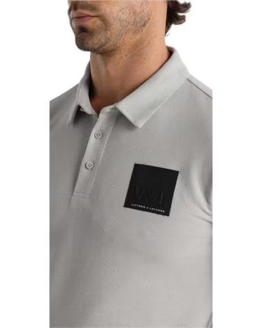 VAMP POLO A MANICA LUNGA DA UOMO 63076-7452-793 GRIGIO GRIS