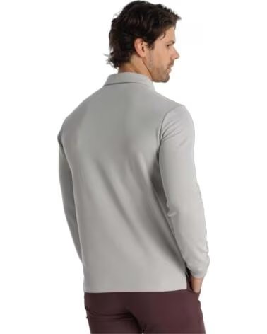 VAMP POLO A MANICA LUNGA DA UOMO 63076-7452-793 GRIGIO GRIS