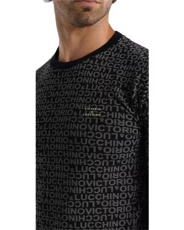 VAMP T-SHIRT 65073-7449-199 SCHWARZ NEGRO