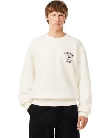 LACOSTE SWEATSHIRT SH9785 00 70V CRU BEGE BEIGE