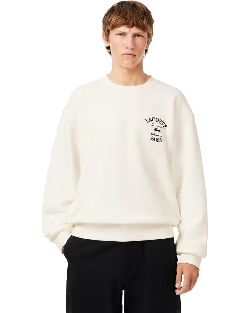 LACOSTE SWEATSHIRT SH9785 00 70V CRU BEGE BEIGE