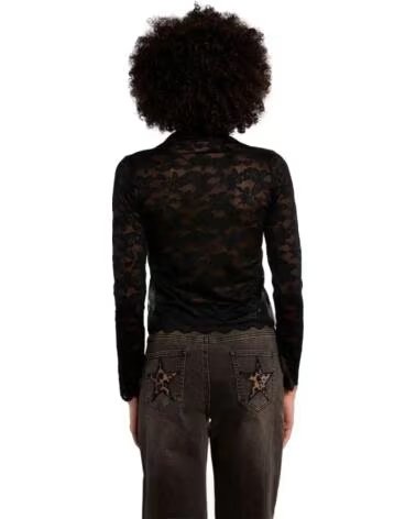 MOLLY BRACKEN CAMISETAS ELF1038EH PRETO NEGRO