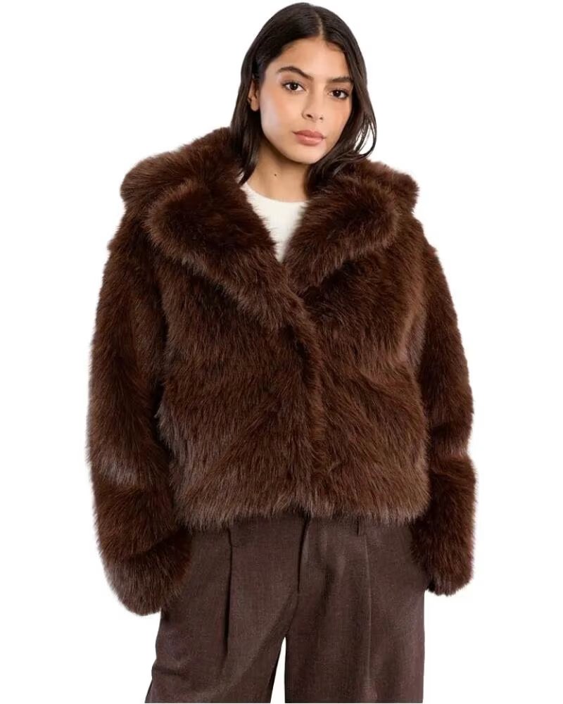 MOLLY BRACKEN CAPPOTTO ECOPELLE HAL31BEH MARRóN