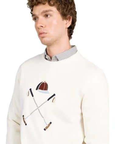 SWEAT-SHIRT HARPER AND NEYER 404126102 300 ÉCRU BEIGE