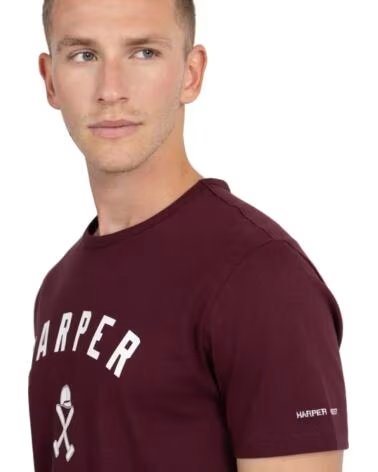 KURZARM-T-SHIRT HARPER & NEYER 401126301 AZUL