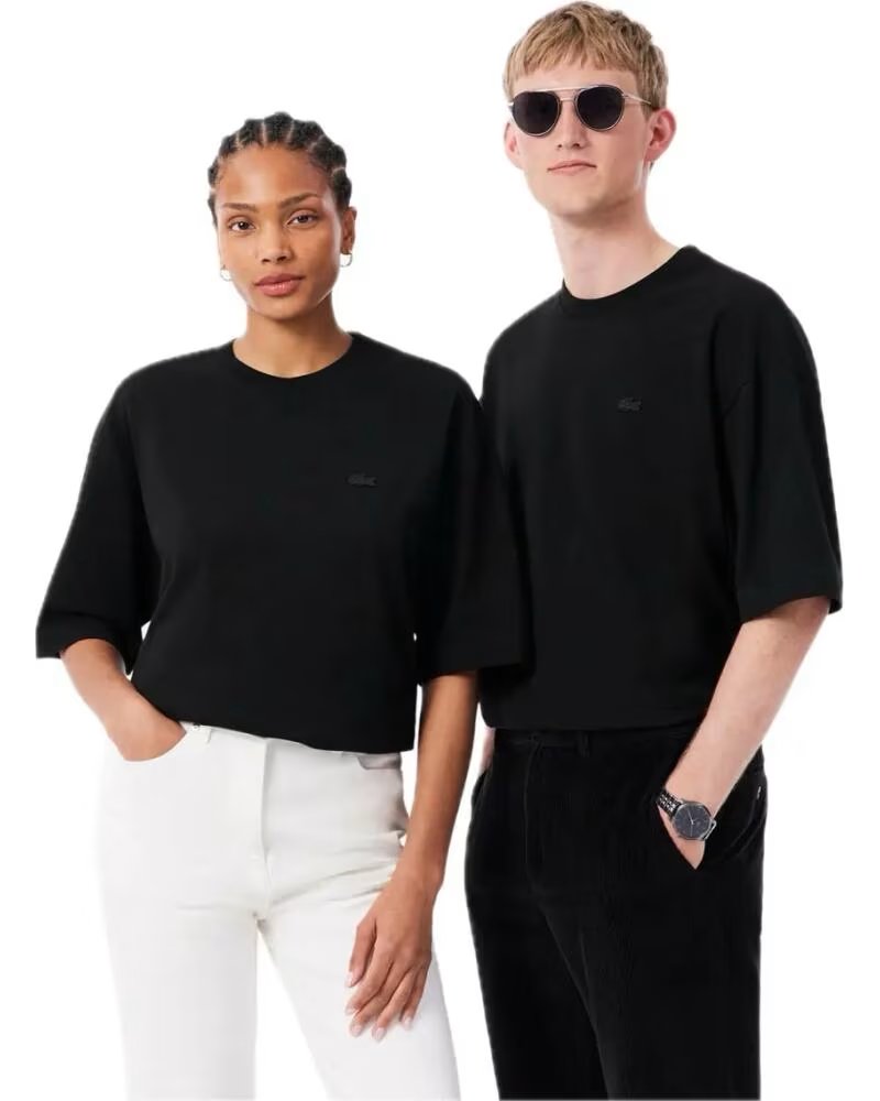 LACOSTE TH9441 CAMISETA DE MANGA CORTA NEGRA NEGRO