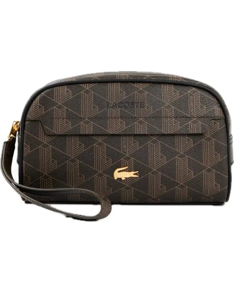 LACOSTE NU5418BG TROUSSE DE TOILETTE IMPRIMÉE NOIRE NEGRO