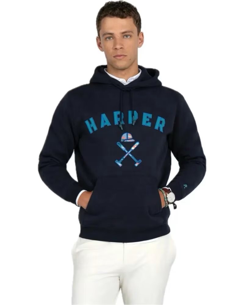 SWEAT-SHIRT HARPER & NEYER 404126403 BLEU MARINE AZUL