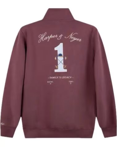 HARPER NEYER FELPA 404126106 BORDEAUX BLU AZUL