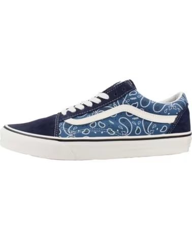 VANS OFF THE WALL SAPATILHAS HOMEM MODELO 187304 AZUL NAVY