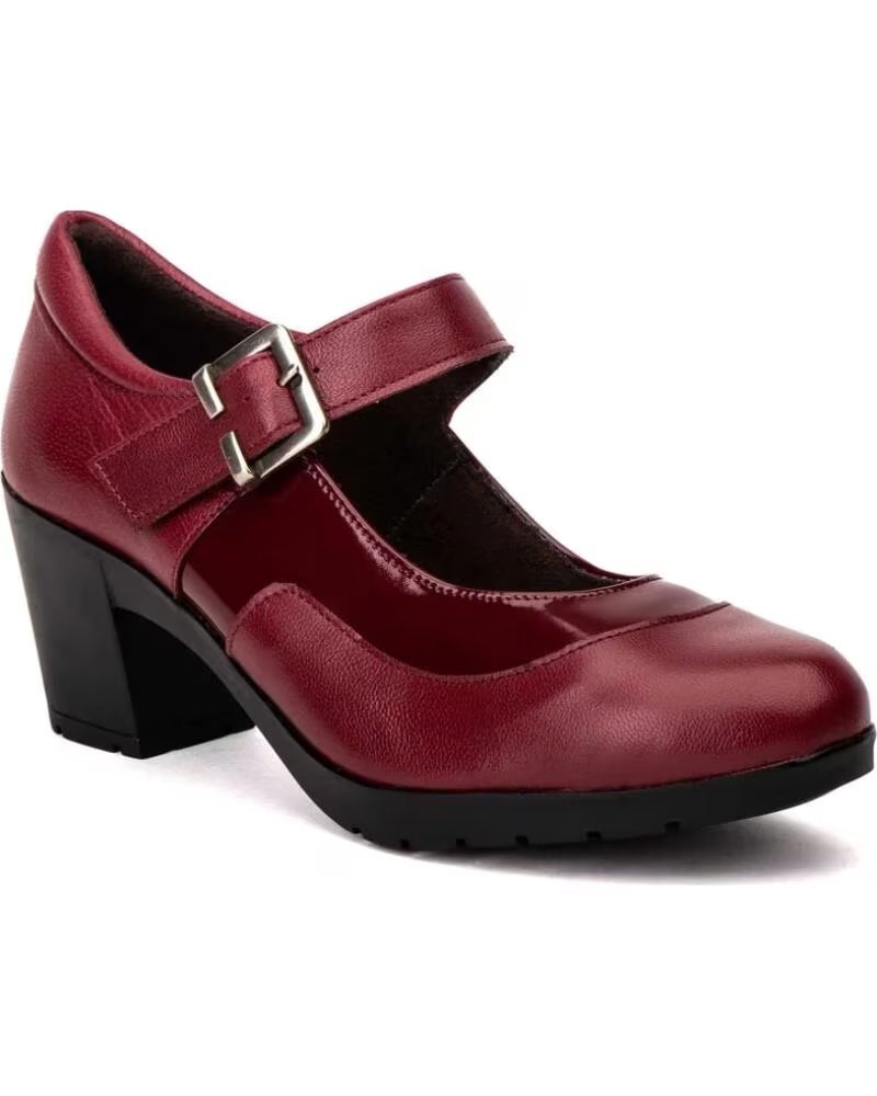 JAM SCARPE DONNA PELLE VERNICE FIBBIA MODELLO 5023 AZUL
