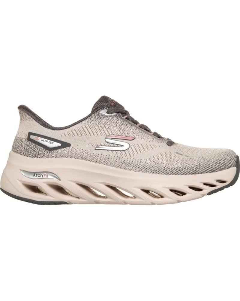 SKECHERS SLIP-INS ARCH FIT GLIDE STEP PRO BEIGE BEIG
