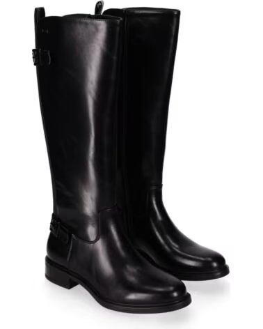 CHIKA10 BEGONA 04 BOTTES EN FAUX CUIR POUR FEMME TALON MOYEN NEGRO-BLACK
