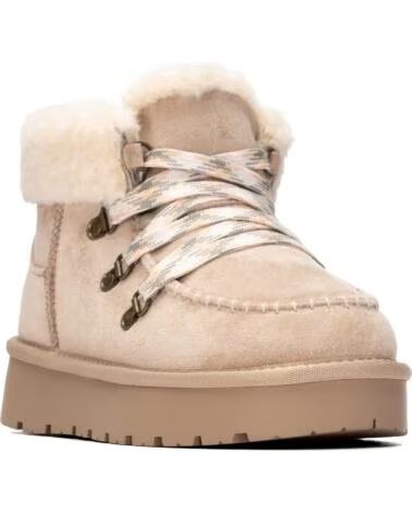 BOTINS RASOS XTI 154010 EM BEGE BEIGE