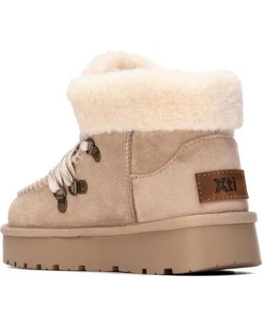 BOTINS RASOS XTI 154010 EM BEGE BEIGE