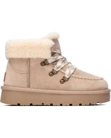BOTINS RASOS XTI 154010 EM BEGE BEIGE