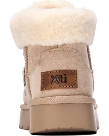 BOTINS RASOS XTI 154010 EM BEGE BEIGE