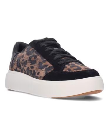 FITFLOP DAMEN SNEAKER E61 LEOPARD SUEDE BLACKCHOCOLATEMIX