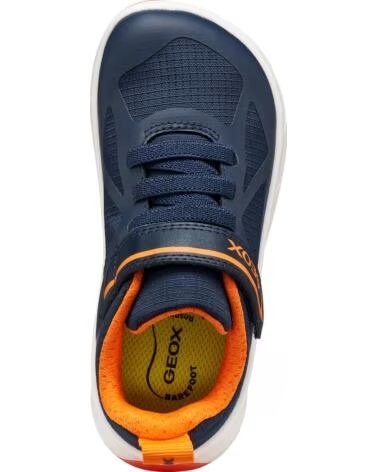 GEOX JUNGEN SNEAKER J66PDD FOOT-RUN BOY CASUAL SPORT NAVYORANGE