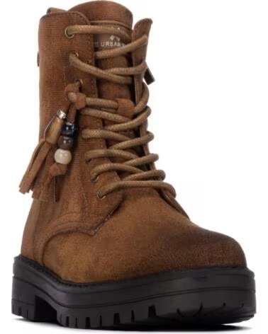 BOTTINES FEMME XTI 154149 STYLE MILITAIRE CAMEL