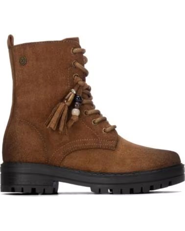 BOTTINES FEMME XTI 154149 STYLE MILITAIRE CAMEL