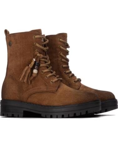BOTTINES FEMME XTI 154149 STYLE MILITAIRE CAMEL