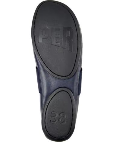 CAMPER K201980 RIGHT NINA BALLERINE IN PELLE BLU AZUL002