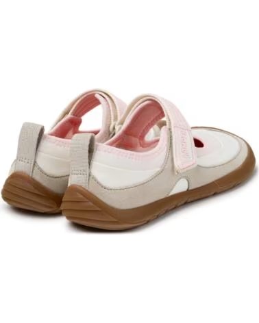 LEDER-BALLERINAS CAMPER K201987 PEU PATH BLANCOBEIGE002