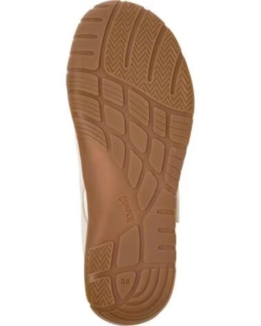 LEDER-BALLERINAS CAMPER K201987 PEU PATH BLANCOBEIGE002