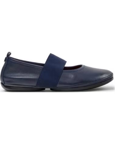 CAMPER K201980 RIGHT NINA BALLERINE IN PELLE BLU AZUL002