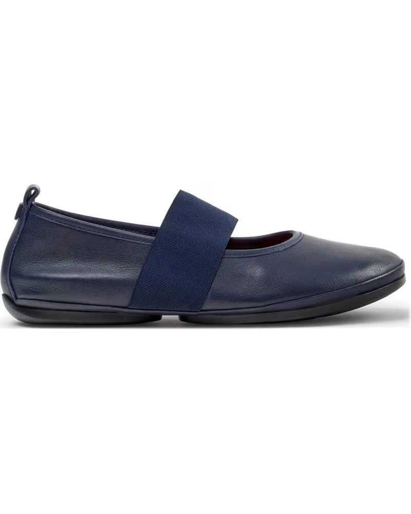 CAMPER K201980 RIGHT NINA BALLERINE IN PELLE BLU AZUL002
