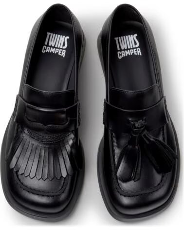 KAPPA MOCASSINS FEMININOS CAMPER K201996 TWS DN0C PRETO NEGRO001