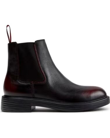BOTINES DE PIEL CAMPER K300492 DEAN NEGROBURDEOS010