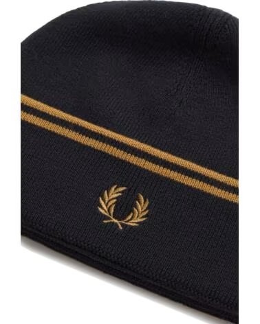 FRED PERRY GORRO LANA MERINA C3317 NEGRO