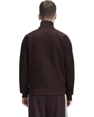 FRED PERRY CHAQUETA CHÁNDAL CINTA DEPORTIVA CONTRASTE MARRÓN J5557