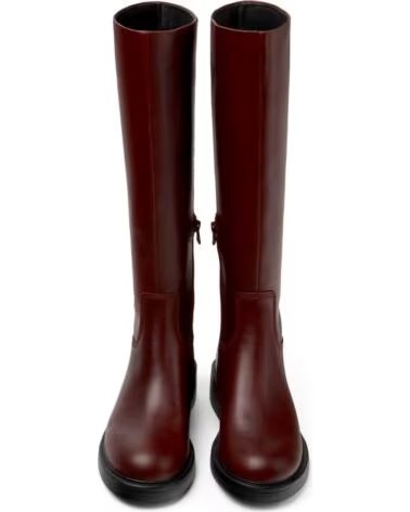 BOTTES HAUTES EN CUIR CAMPER DEAN K400763 K400763-004 BURDEOS004