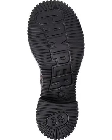 KAPPA BOTTINES EN CUIR CAMPER PIX LONDON K400803 BORDEAUX004 BURDEOS004