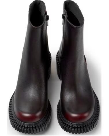BOTTINES EN CUIR K400804 PIX LONDON NEGRO005