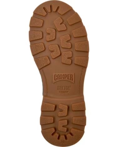 BOTTINES EN CUIR BRUTUS K400816 K400816-011 BURDEOS011