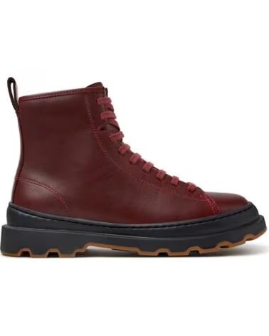 BOTTINES EN CUIR BRUTUS K400816 K400816-011 BURDEOS011