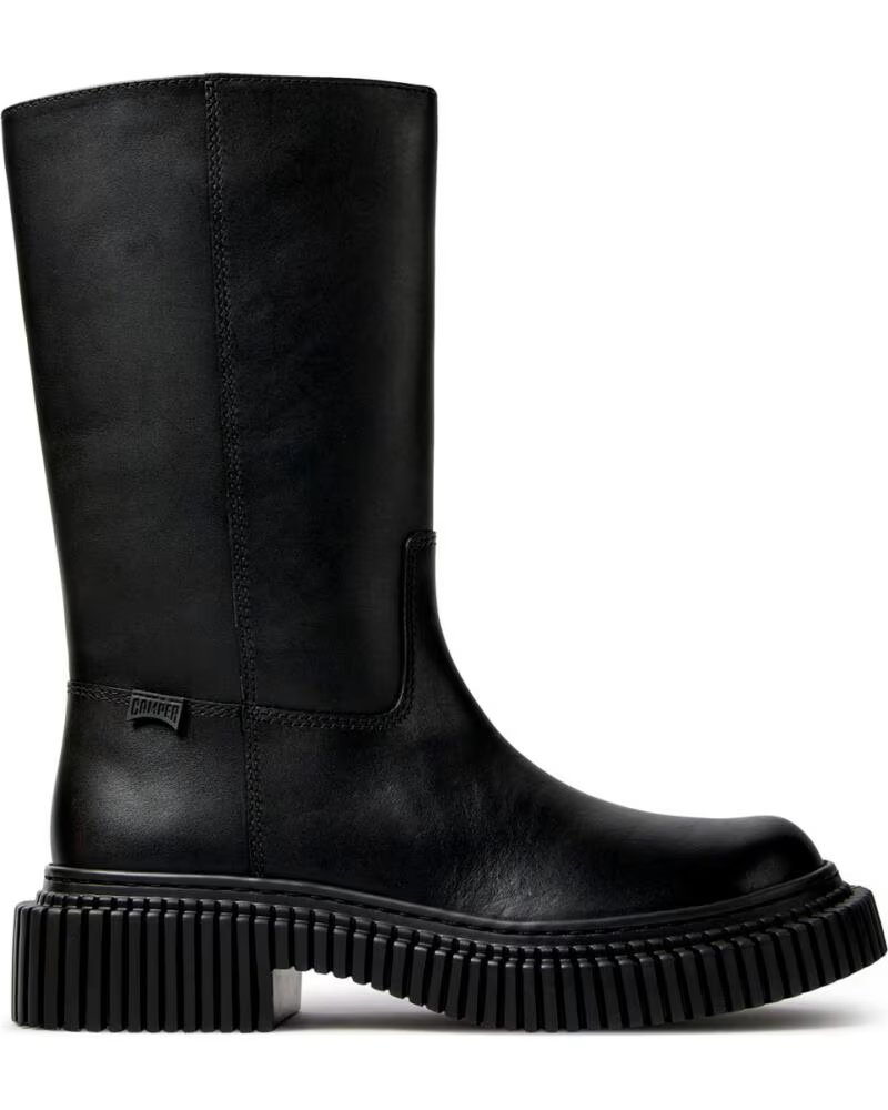 KAPPA BOTTINES FEMME CAMPER K400844 PIX BERLIN NOIR NEGRO001