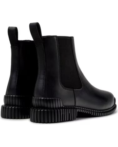 KAPPA BOTTINES EN CUIR CAMPER K400869 PIX NOIR001 NEGRO001