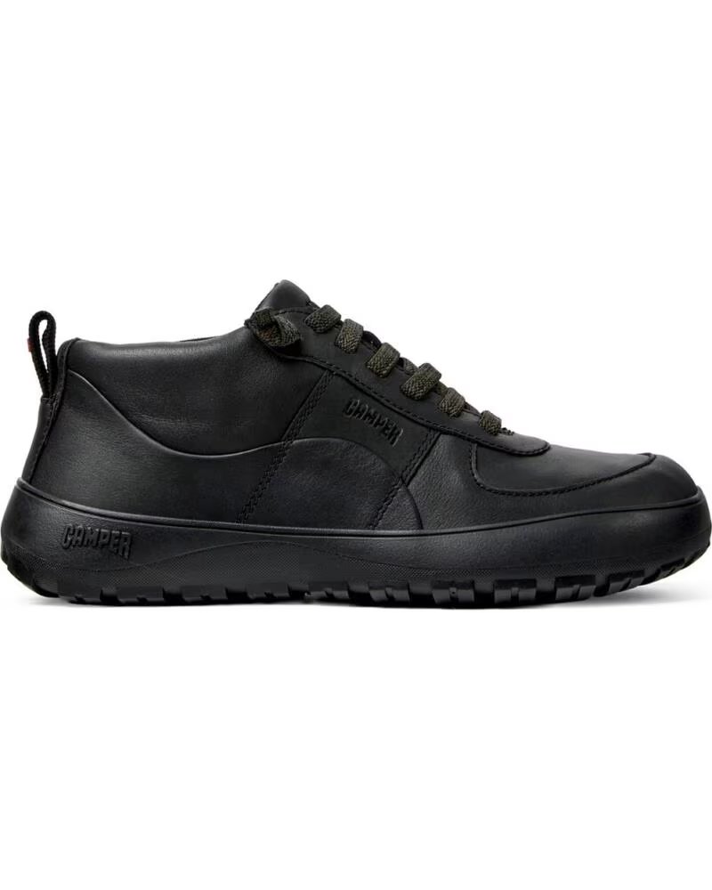 BOTTINES EN CUIR K400868 PEU SERRA POUR FEMME NEGRO004