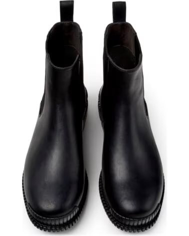 KAPPA BOTTINES EN CUIR CAMPER K400869 PIX NOIR001 NEGRO001
